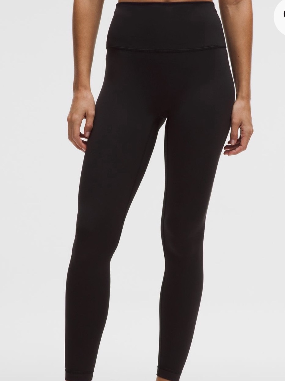 Lululemon Wunder Train No Line High Rise Tights 28” Black Sz 8
